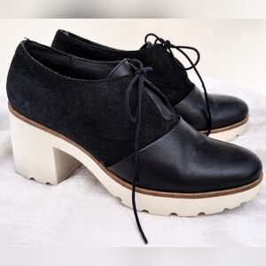 Camper Black and White Women's Heels